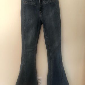 Women’s jeans Free People size 28 flare bottom
